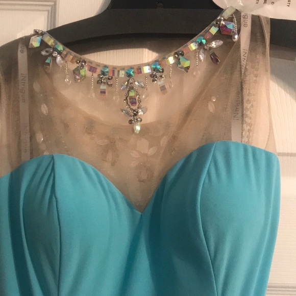 Pageant/prom light blue dress. - Picture 6 of 8